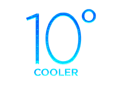 10 degrees cooler icon