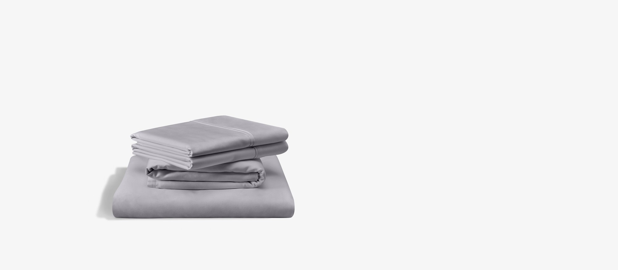 classic cotton/luxe Egyptian sheet set cool grey hero