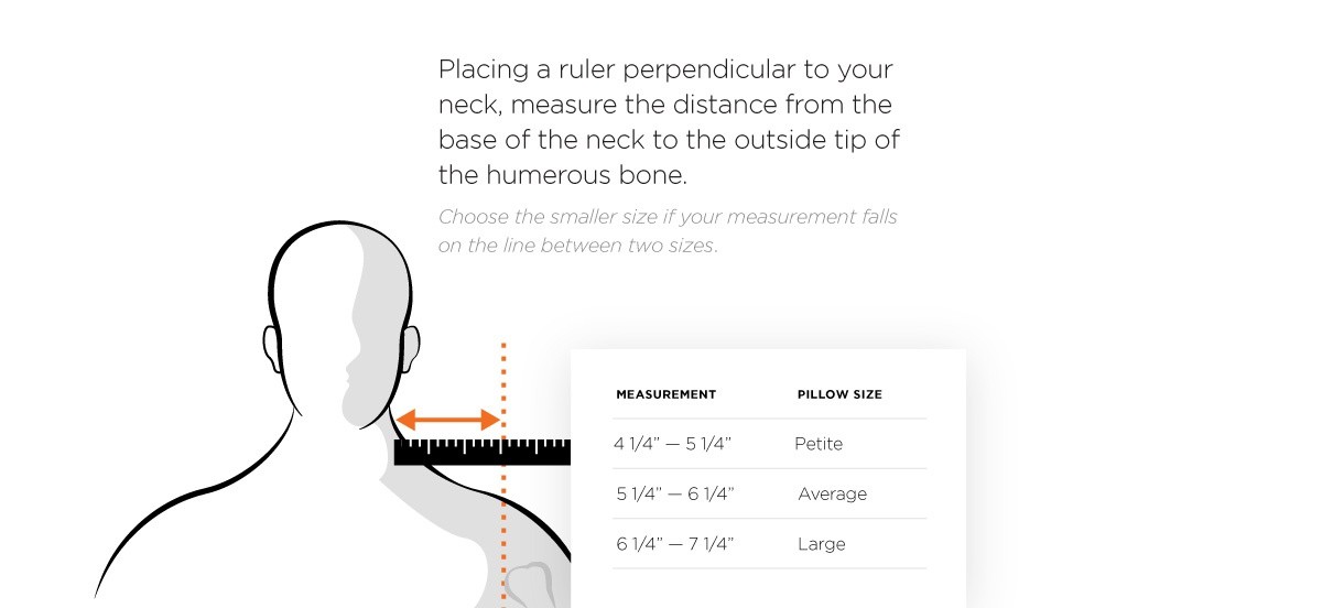 neck pillow measurements