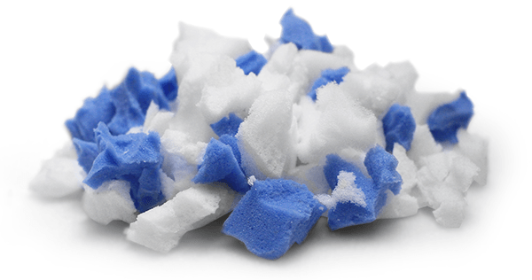 image of the material fill inside of the Tempur-Cloud Adjustable pillow